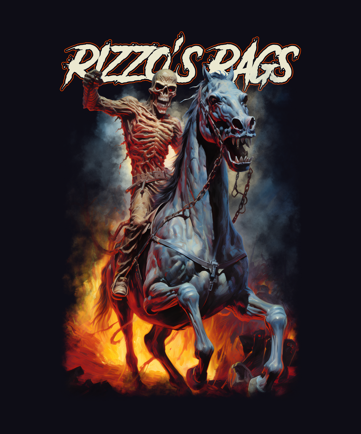 Rizzo's Rags Undead Rider Tee