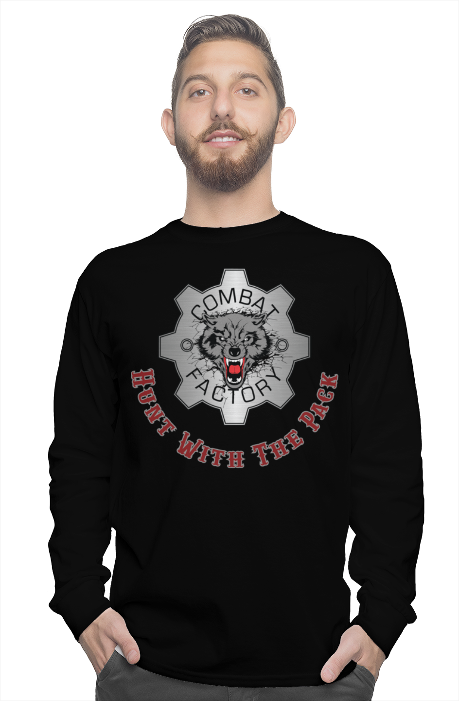 Combat Factory Hunt with the Pack Long Sleeve T-Shirt