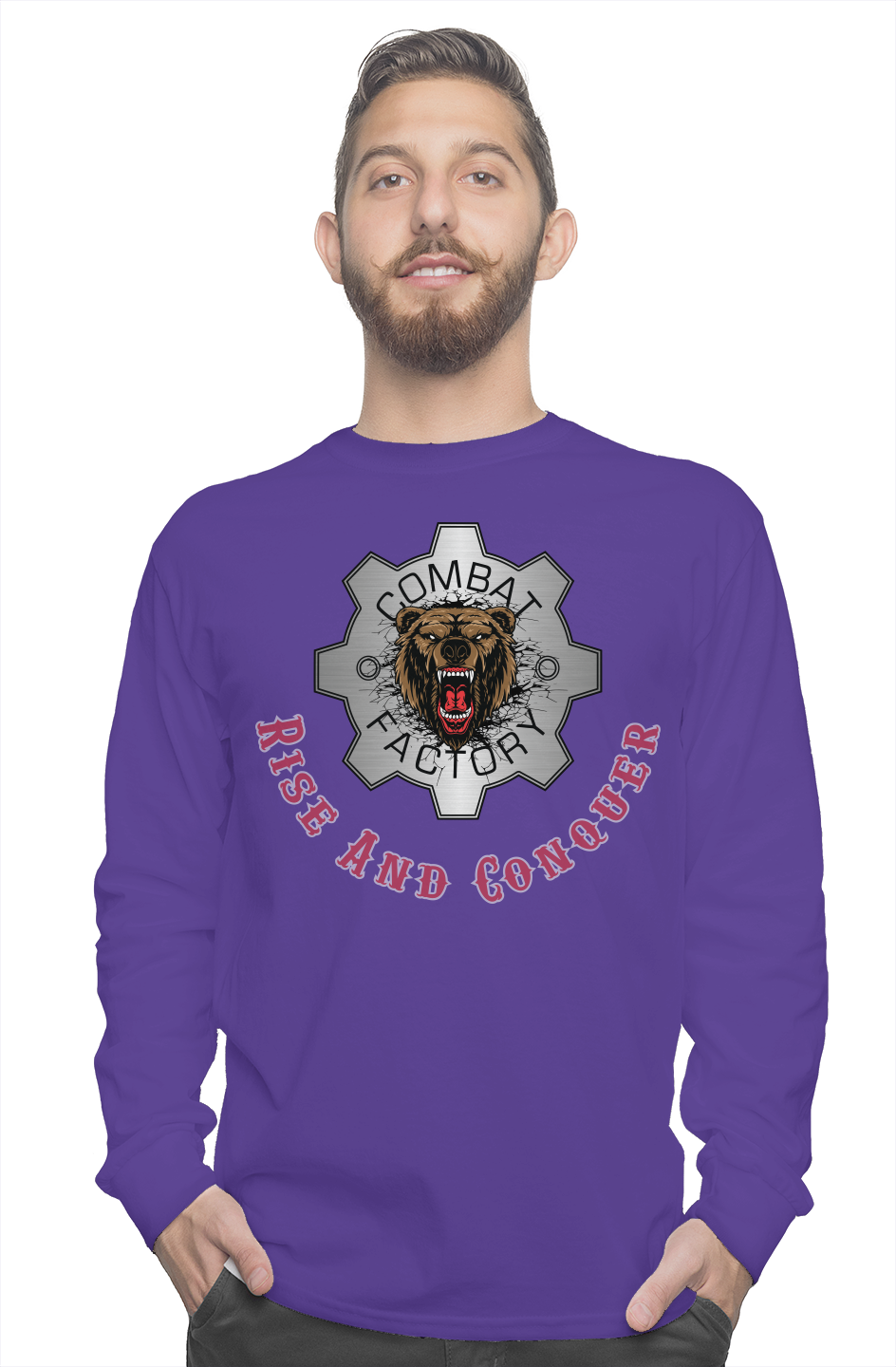 Combat Factory Rise and Conquer Long Sleeve T-Shirt