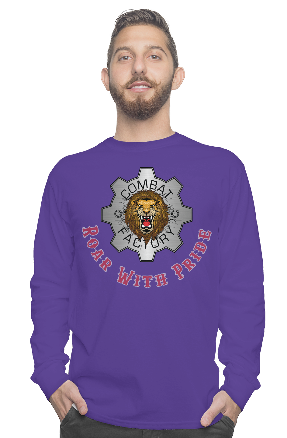 Combat Factory Roar With Pride Long Sleeve T-Shirt