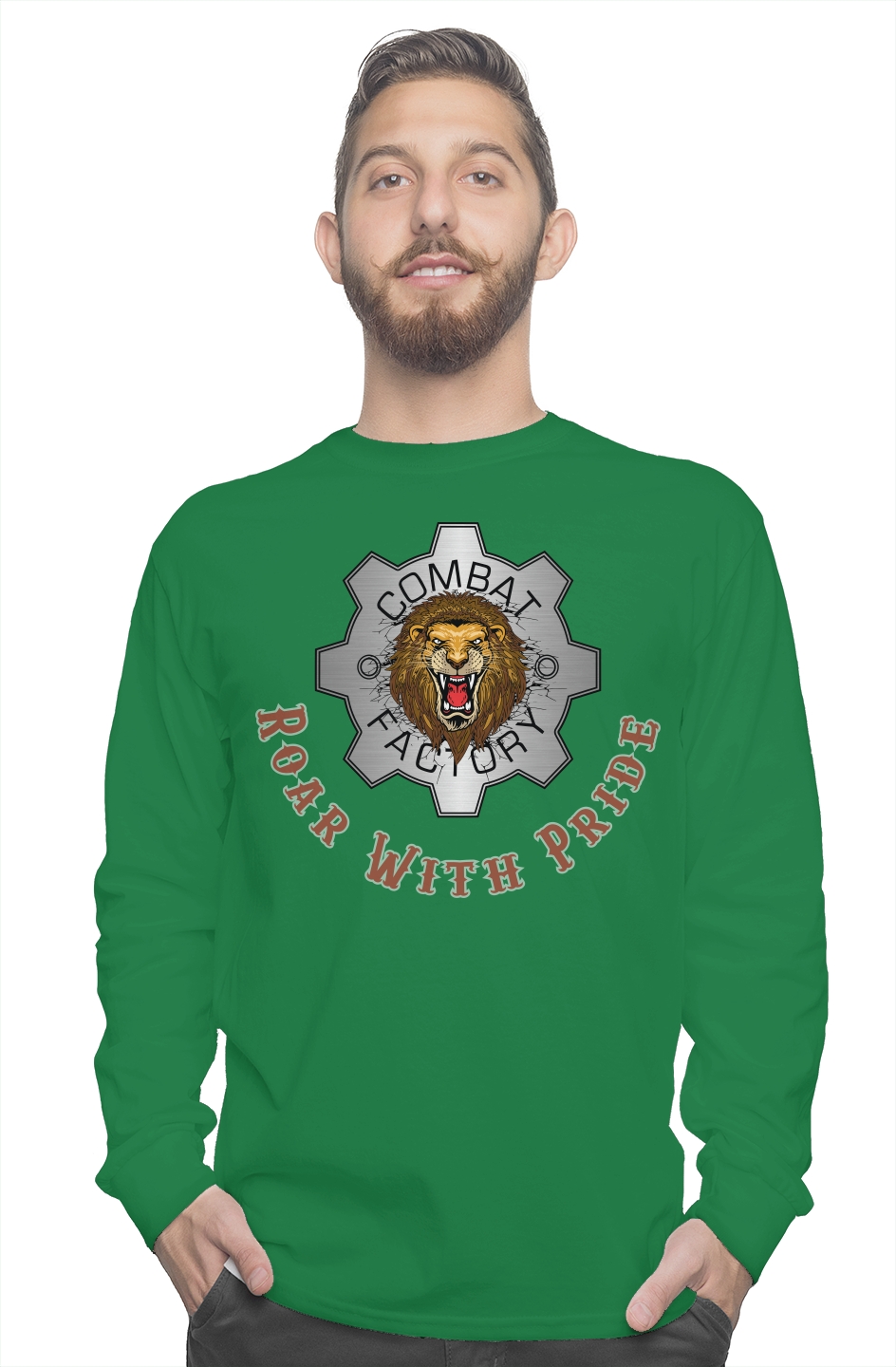Combat Factory Roar With Pride Long Sleeve T-Shirt