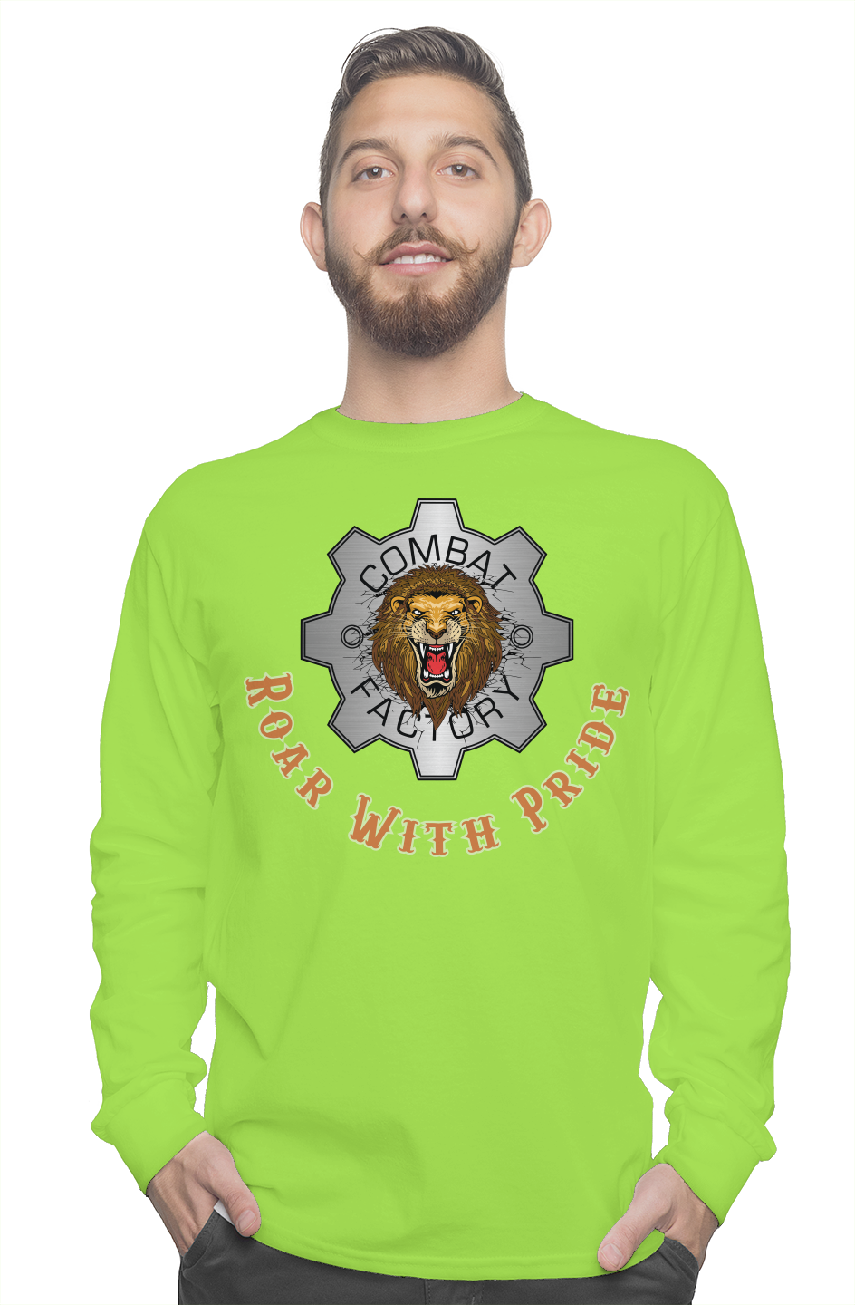 Combat Factory Roar With Pride Long Sleeve T-Shirt