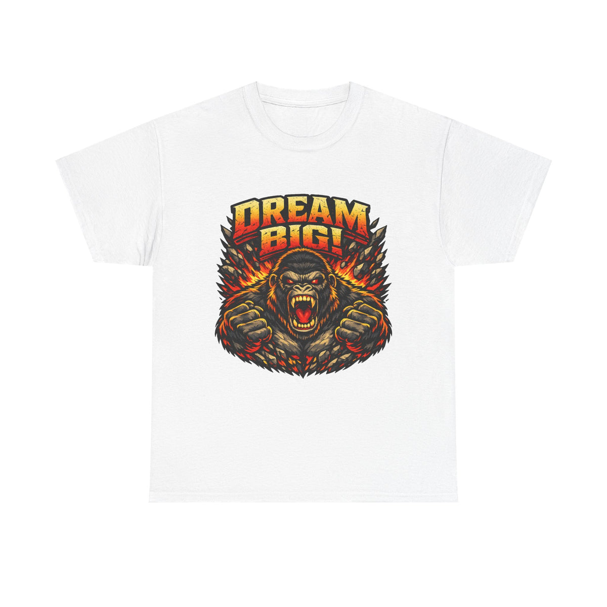 Rizzo's Rags Dream Big Gorilla printed T-shirt