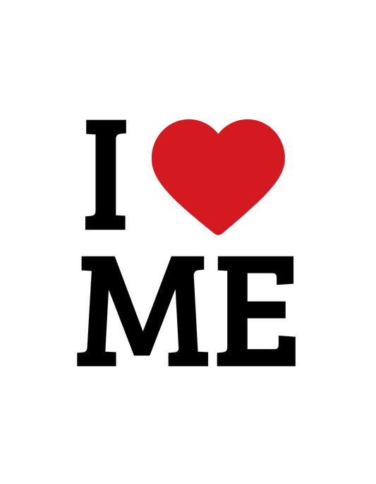 Original I Heart Me graphic artwork